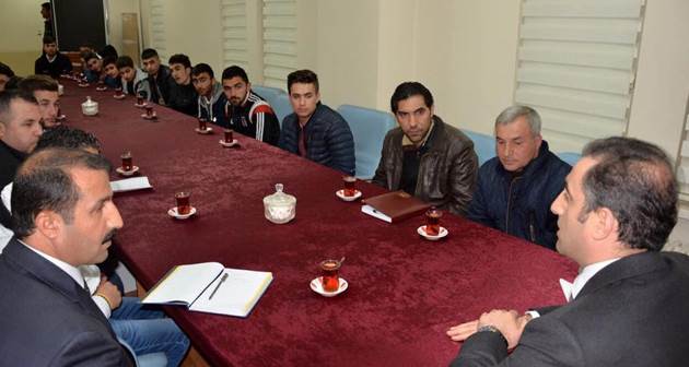 Güroymak Spor Kulübü’nden Kaymakam Alibeyoğlu’na ziyaret