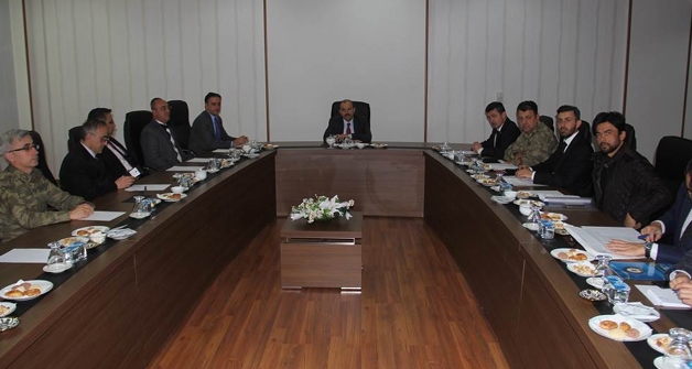 Güvenlik Toplantısı Vali Ustaoğlu başkanlığında gerçekleştirildi