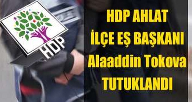 HDP Ahlat İlçe Eş Başkanı Tutuklandı