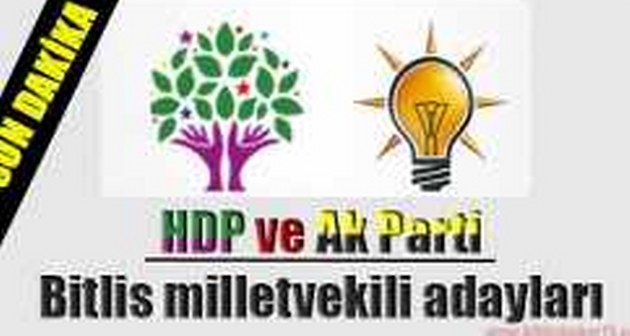 HDP ve Ak Parti Bitlis milletvekili adayları tam liste