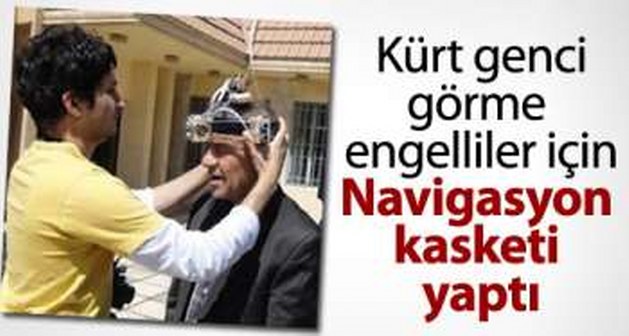 Kürt Genci Navigasyon Kasketi Yaptı