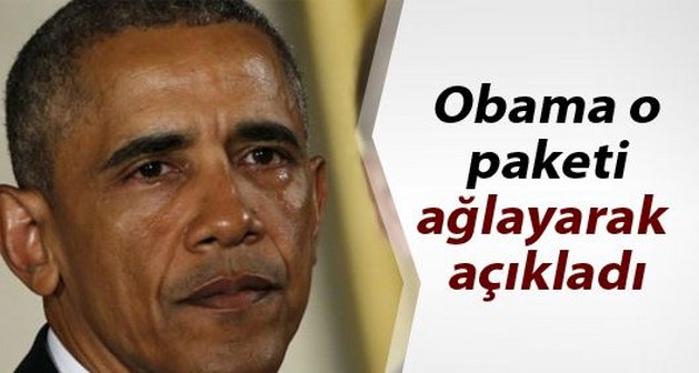 Obama bireysel silahlanmaya karşı tedbir paketini ağlayarak açıkladı