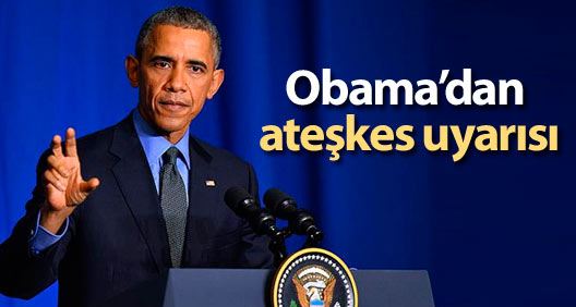 Obama Suriye ateşkesine temkinli yaklaştı