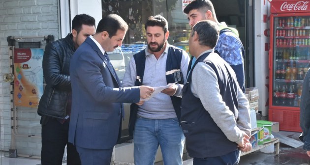 Tatvan Belediye Başkanı Geylani'den Esnaf Ziyareti