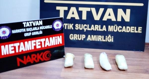 Tatvan'da 1 kilo sentetik uyuşturucu ele geçirildi