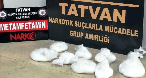 Tatvan'da 2 kilo 780 gram sentetik uyuşturucu bulundu