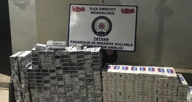 Tatvan'da 5 bin paket kaçak sigara ele geçirildi