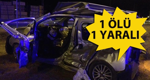 Tatvan'da meydana gelen trafik kazasında 1 ölü 1 yaralı