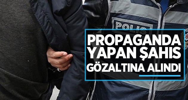 Tatvan'da propaganda yaptığı öne sürülen zanlı yakalandı
