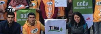Tatvan'da TEMA vakfından yürüyüş