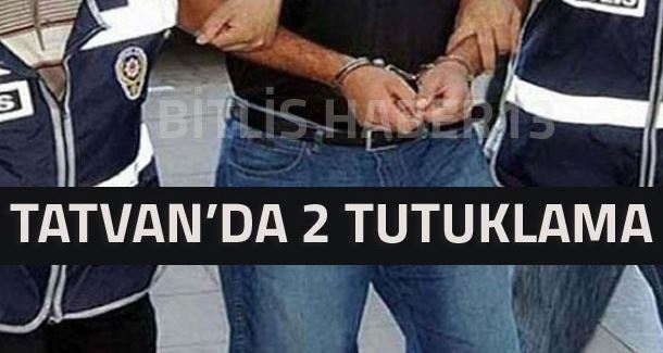 Tatvan'da uyuşturucudan 2 kişi tutuklandı