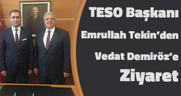 Tatvan Eso Başkanı Vedat Demiröz’ü ziyaret etti