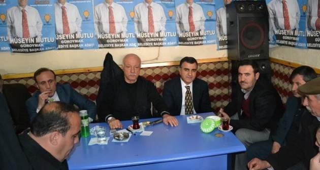 Zeki Peker'den Güroymak AKP Seçim Bürosuna Ziyaret