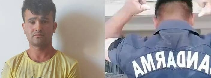 Tatvan'da jandarma yazılı gömlekle sosyal medyada paylaşım yapan göçmen yakalandı